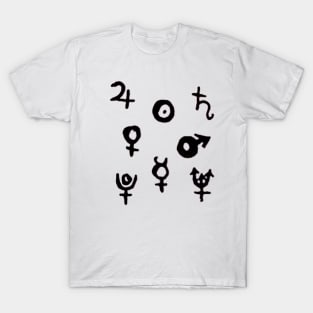 8 Symbols of the Zodiac T-Shirt